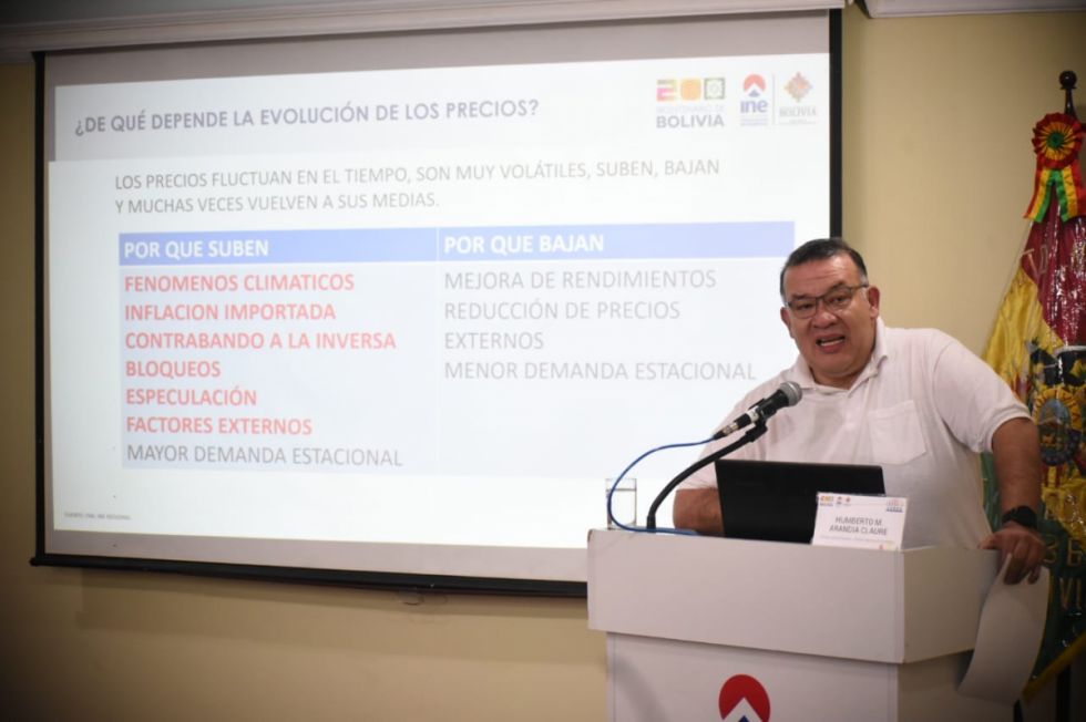 INE asegura que hay variación mensual de precios