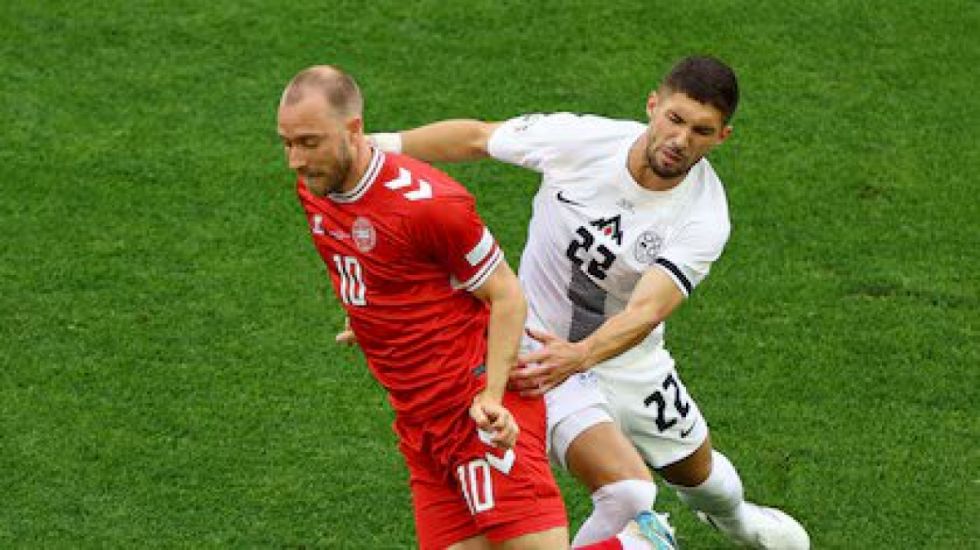 Eurocopa: Con un gol de Christian Eriksen, Dinamarca empató 1-1 con Eslovenia 