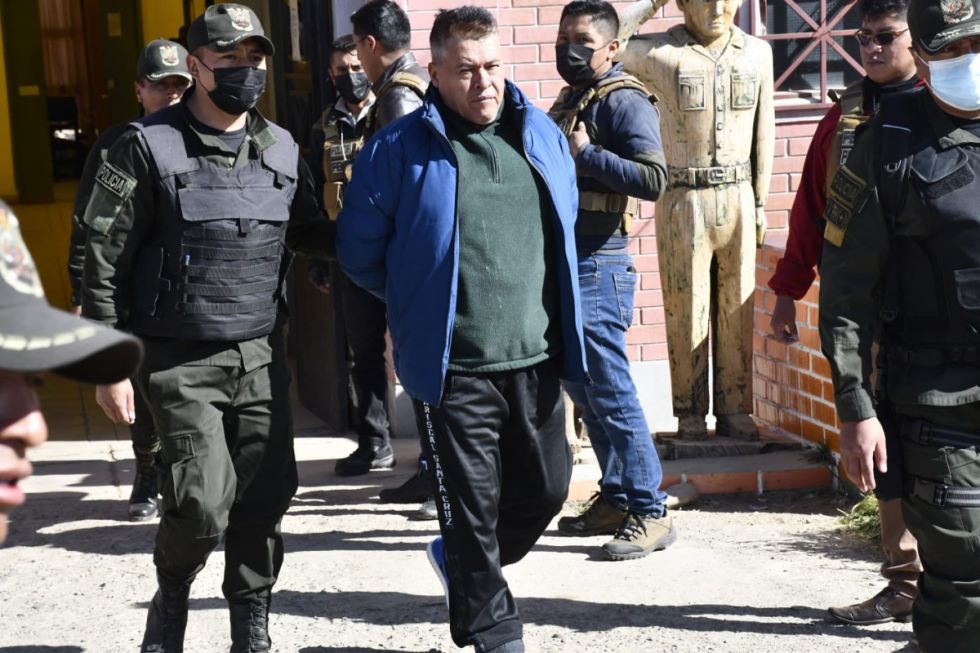 Por seguridad trasladan a Zúñiga a la cárcel El Abra de Cochabamba