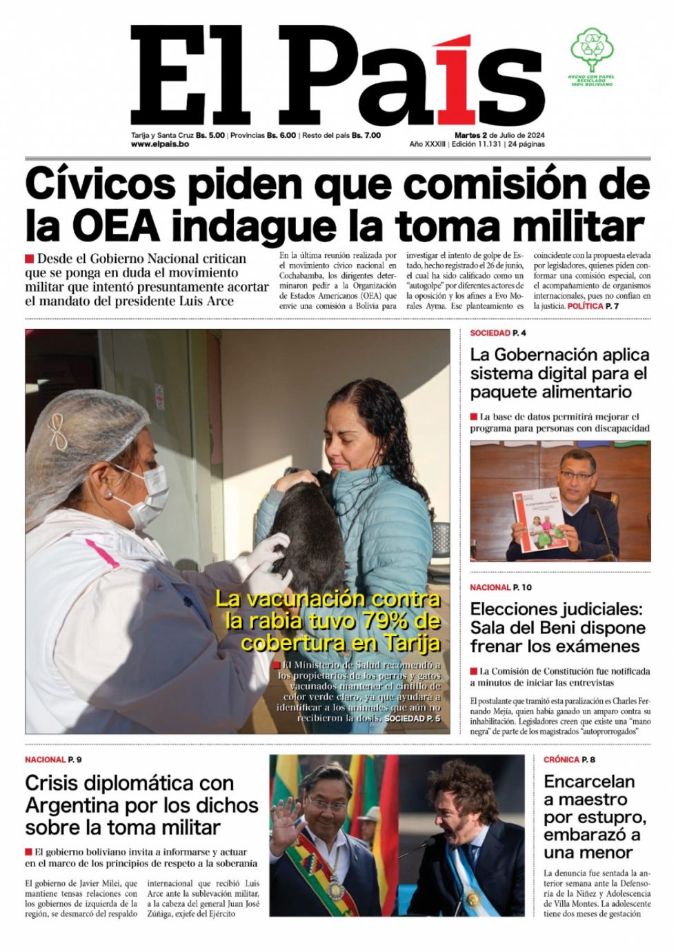 Rotundo fracaso; "chismes golpistas", estafas y más: Lee las imprescindibles