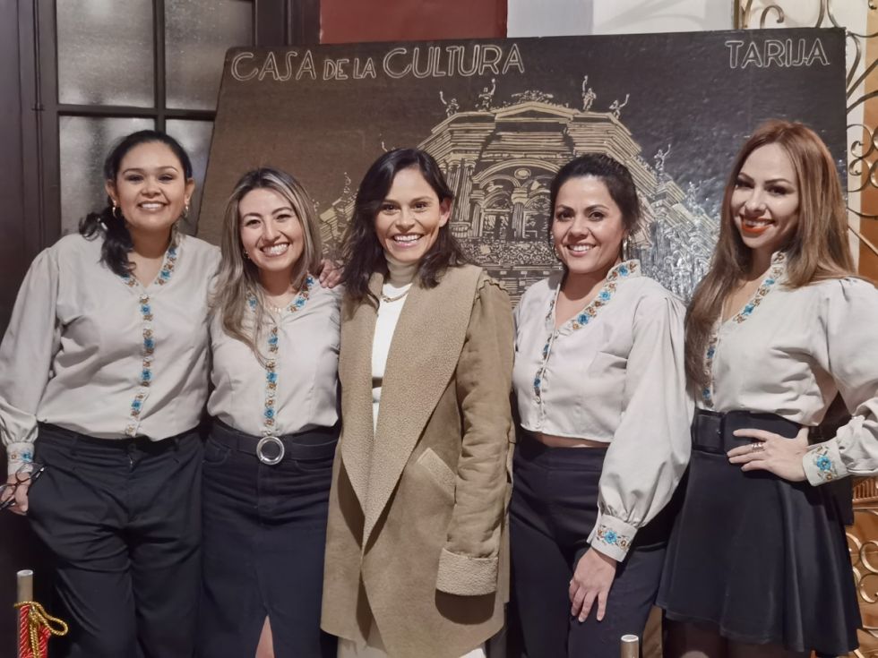 Con Claudia Bejarano
