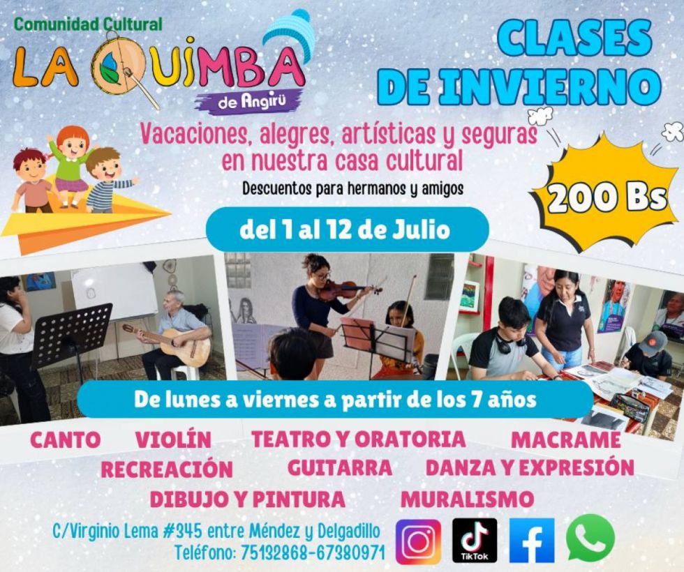 Gran oferta de talleres alegres y seguros.