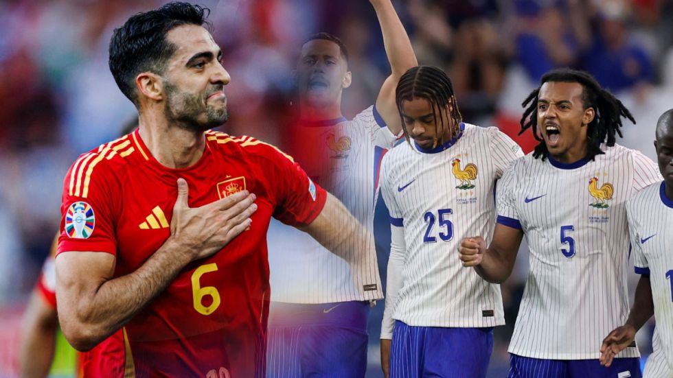 España y Francia avanzan a semifinales de la Euro