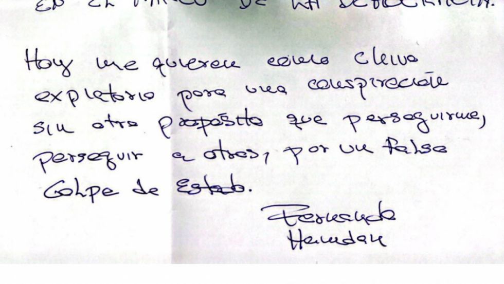 ‘Me quieren como chivo expiatorio’: el mensaje del activista Hamdan, detenido por el caso Zúñiga