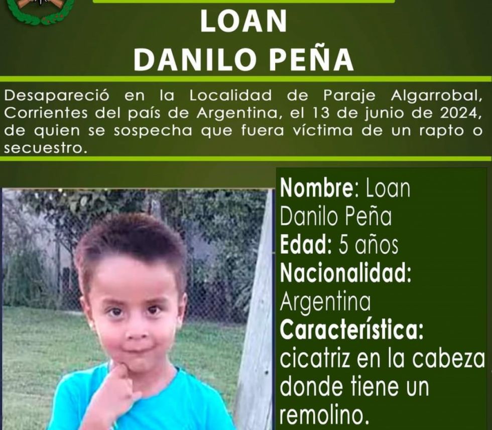 Policía activa la búsqueda de Loan Peña en todo Tarija