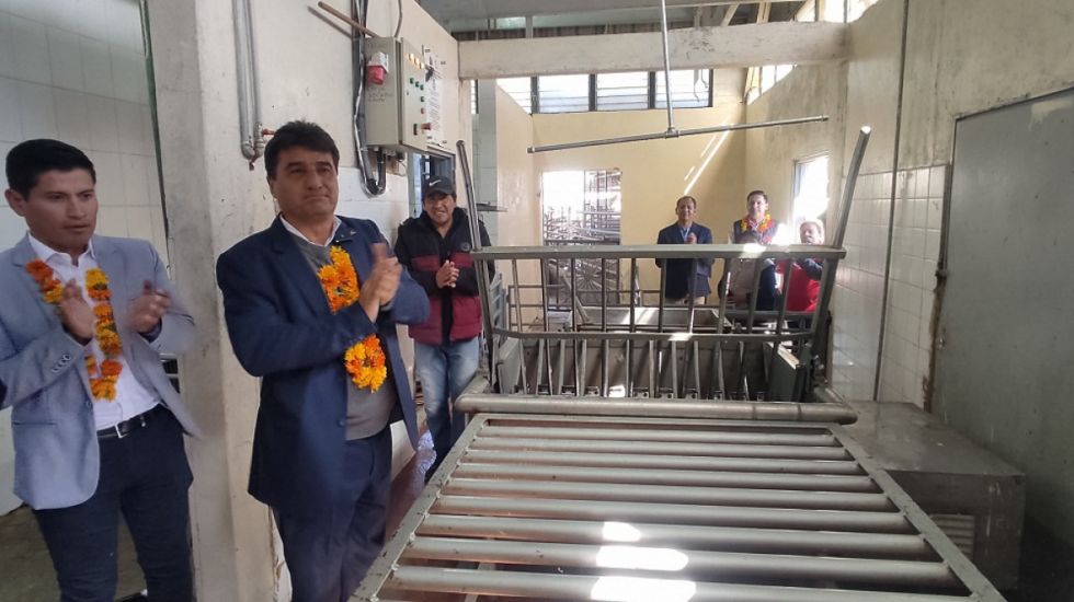 Cuatro nuevas obras mejoran labor del Matadero Municipal 