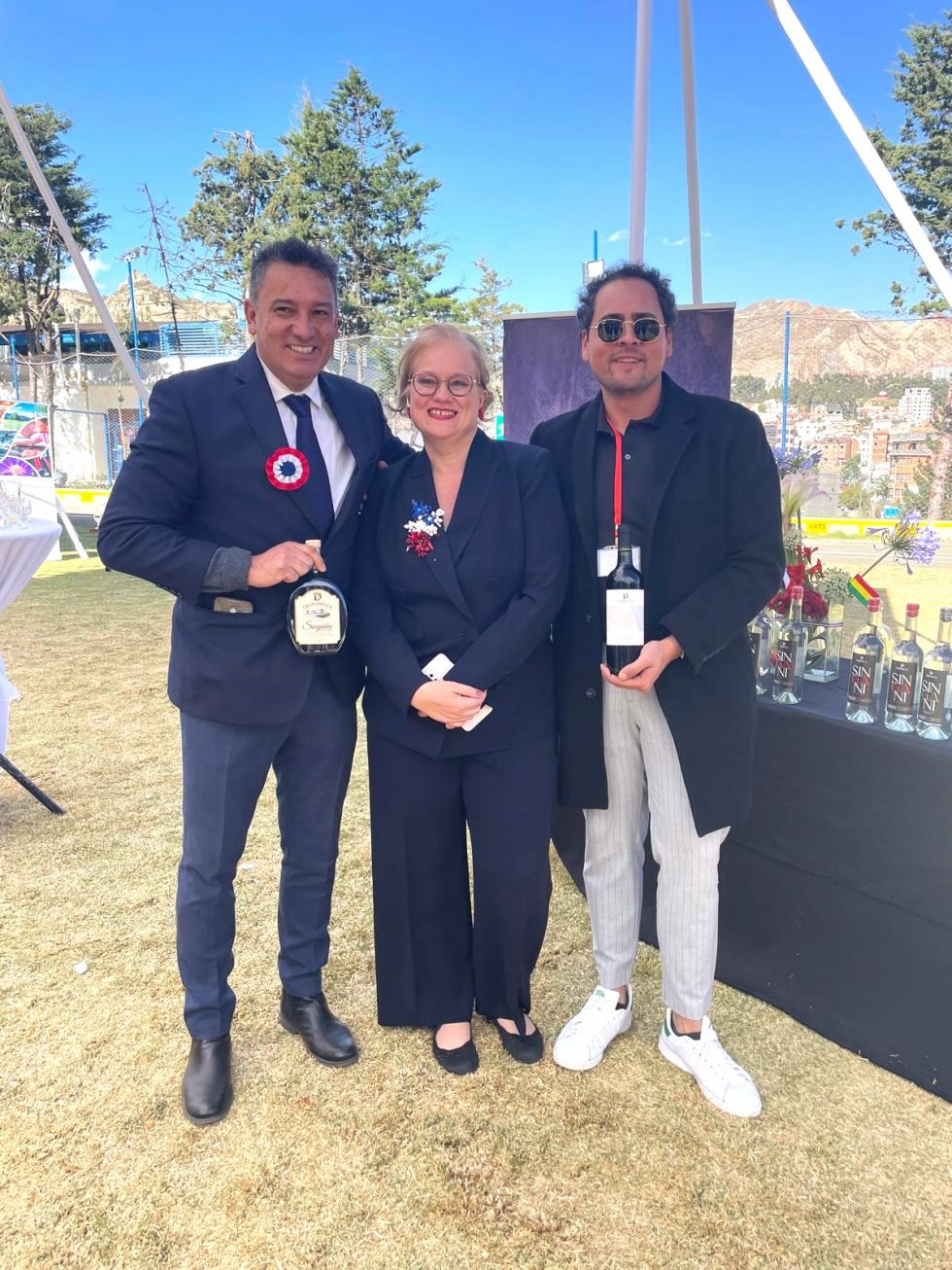 Pablo Canedo, Hélène Roos y Adrián Daroca