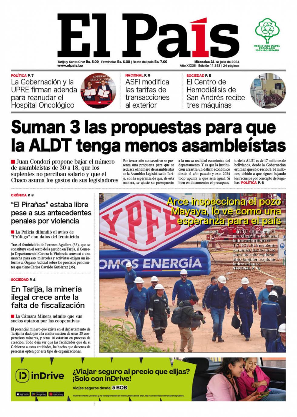 Demasiado asambleísta; Mayaya Centro; Milei ante el FMI y más: Lee las imprescindibles