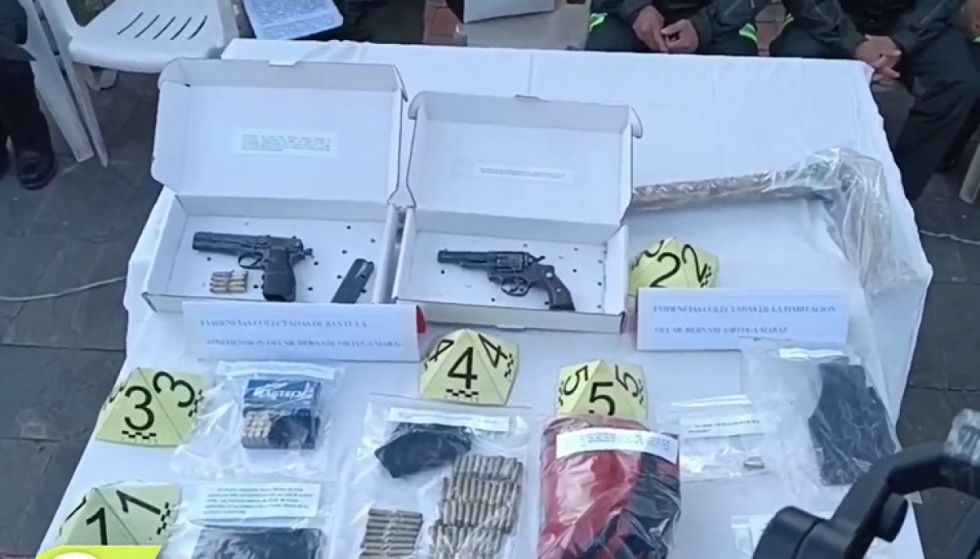 Presunto feminicida de María tenía armas y municiones cuando lo atraparon 