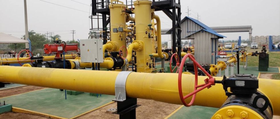 Exportación de gas cae por encima del 18% en términos de valor al primer semestre de 2024, reporta el INE