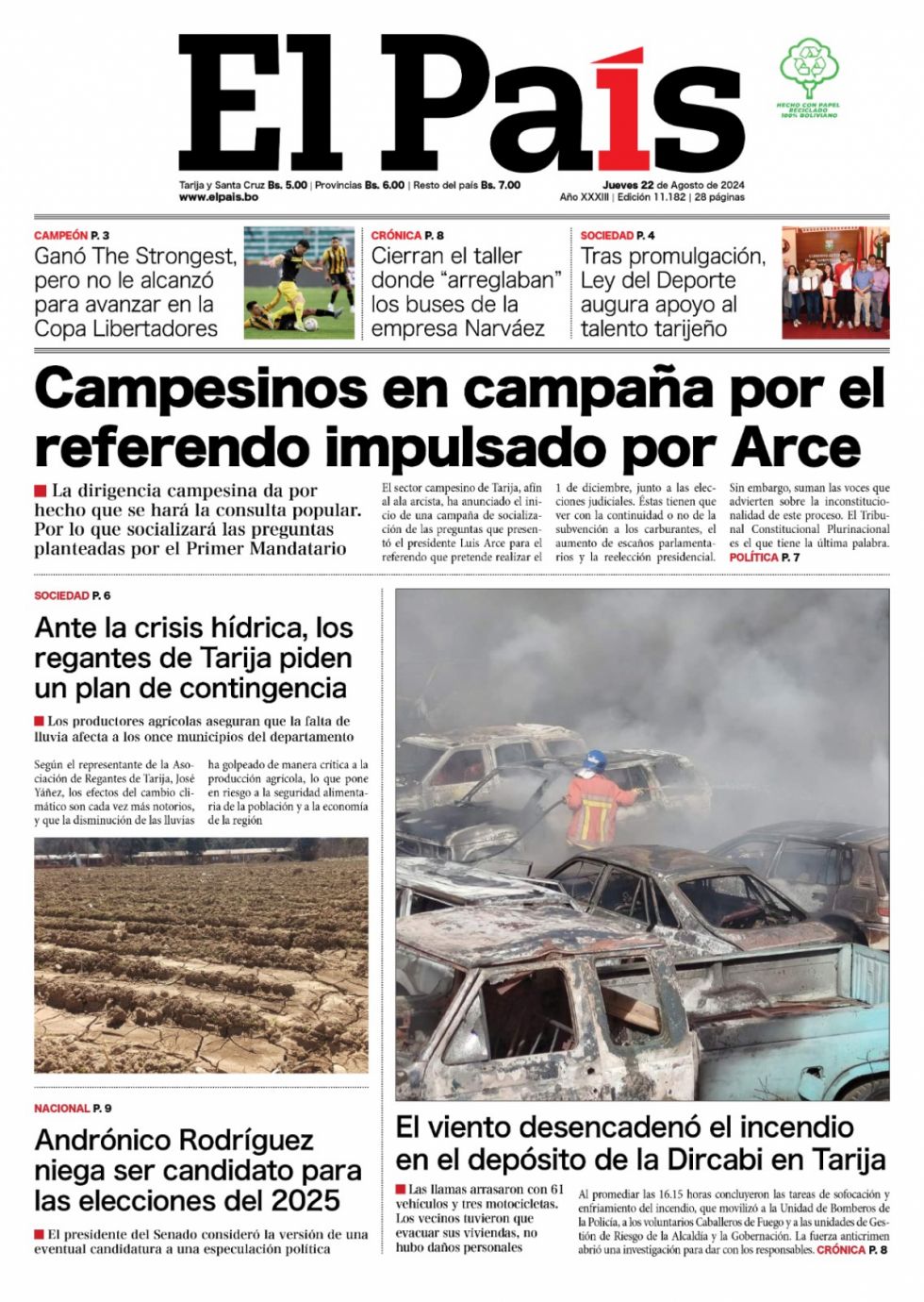 Referéndum político, proteger el centro, Boluarte en problemas... Lee las imprescindibles 