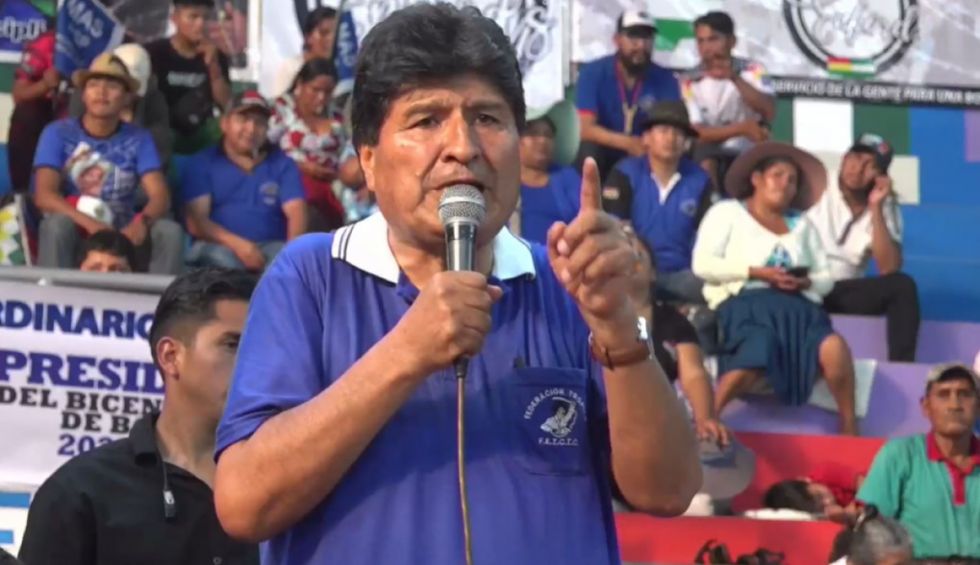 Evo plantea marcha de protesta desde Caracollo