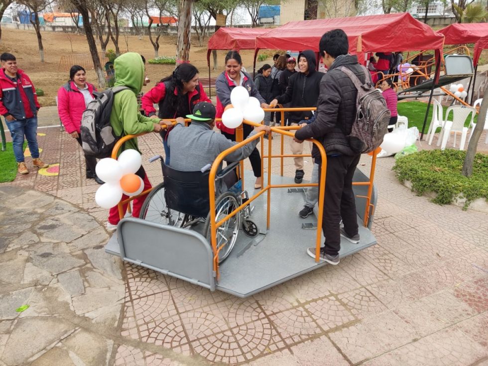 Tarija: Alcaldía inaugura un parque para niños con discapacidad 