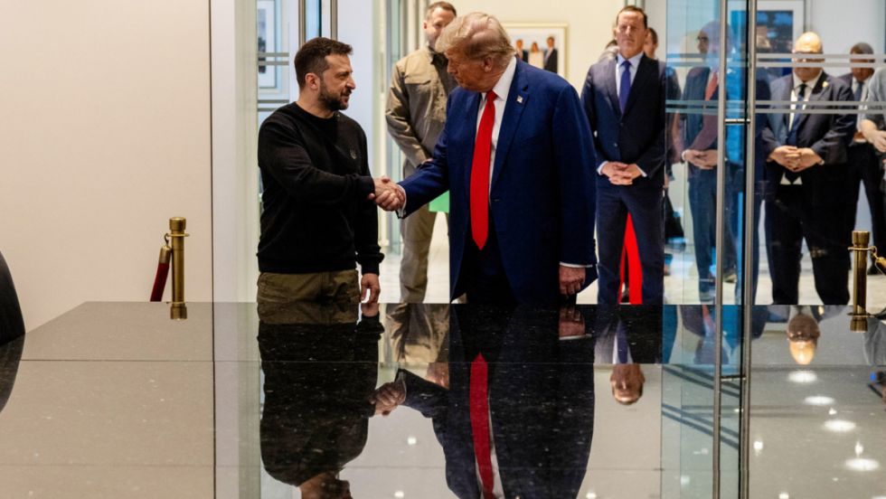 Donald Trump se reúne con Vladímir Zelenski