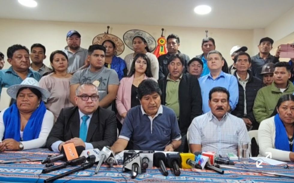 Evo le recordó a Arce que "no hay que meterse con la familia" 