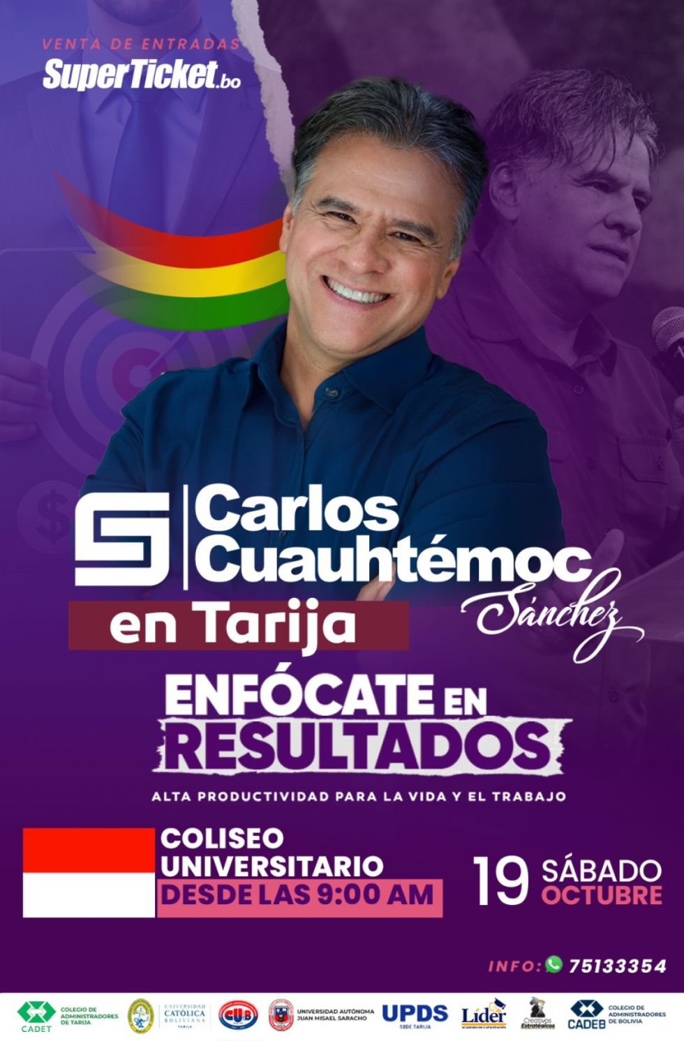 El escritor Carlos Cuauhtémoc Sánchez  llegará a Tarija