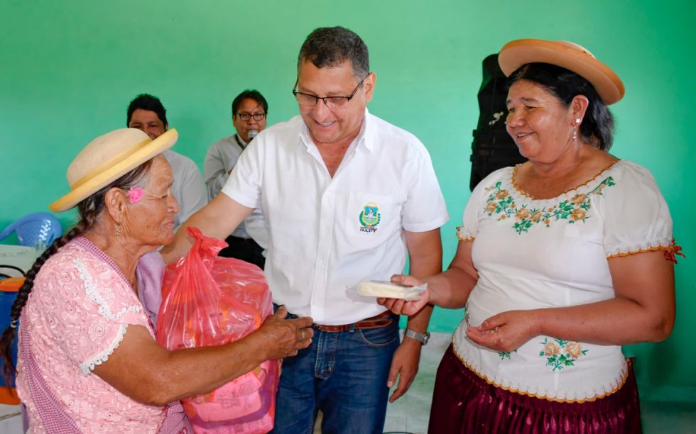La tercera canasta alimentaria ya se entrega en Uriondo