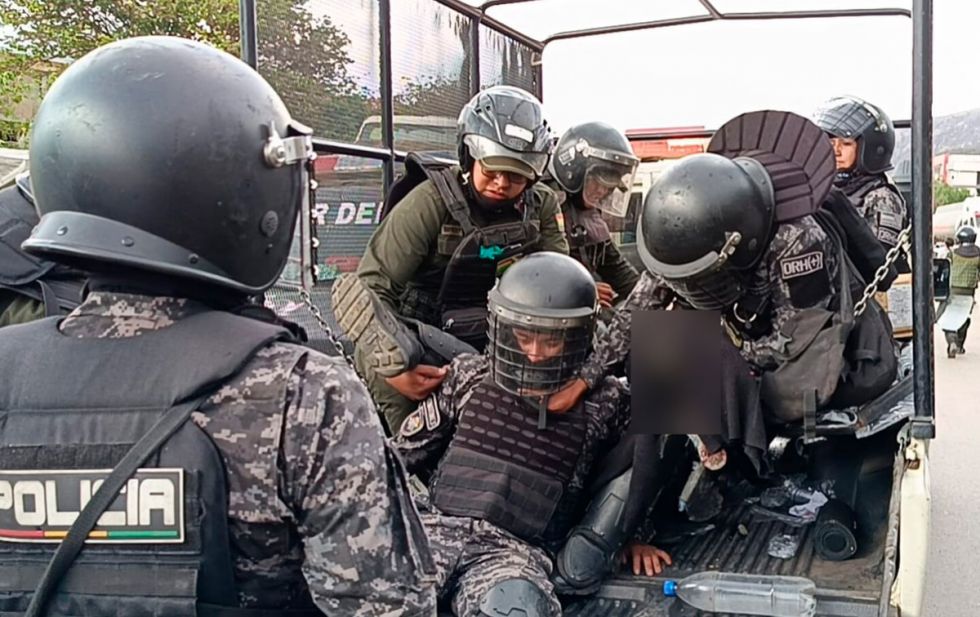 Del Castillo a Evo: usted mandó a atacar a las fuerzas policiales con dinamita y armas de fuego