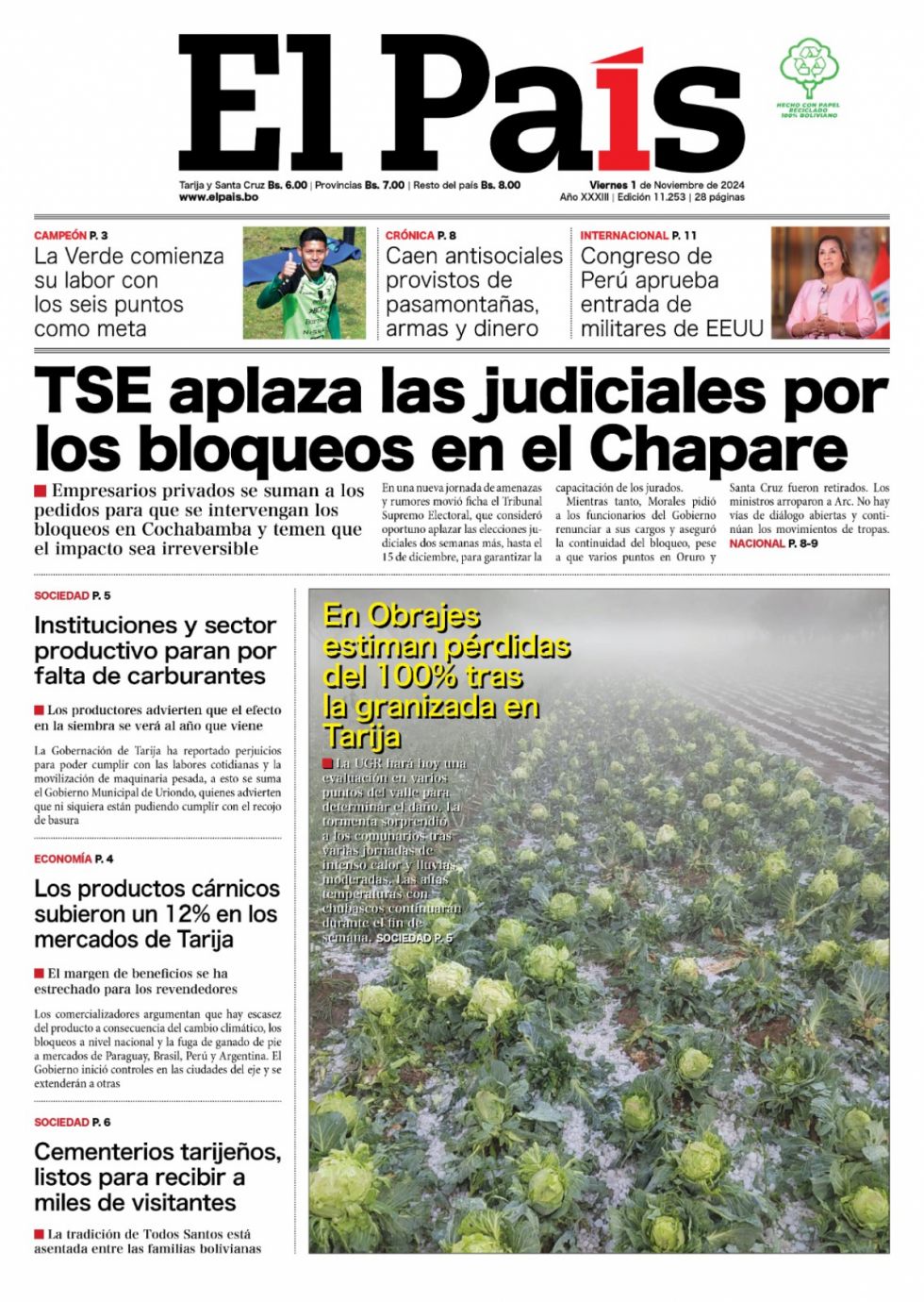 Pasajes de consenso, aplazamiento de las judiciales, Todos Santos y más: Lee las imprescindibles
