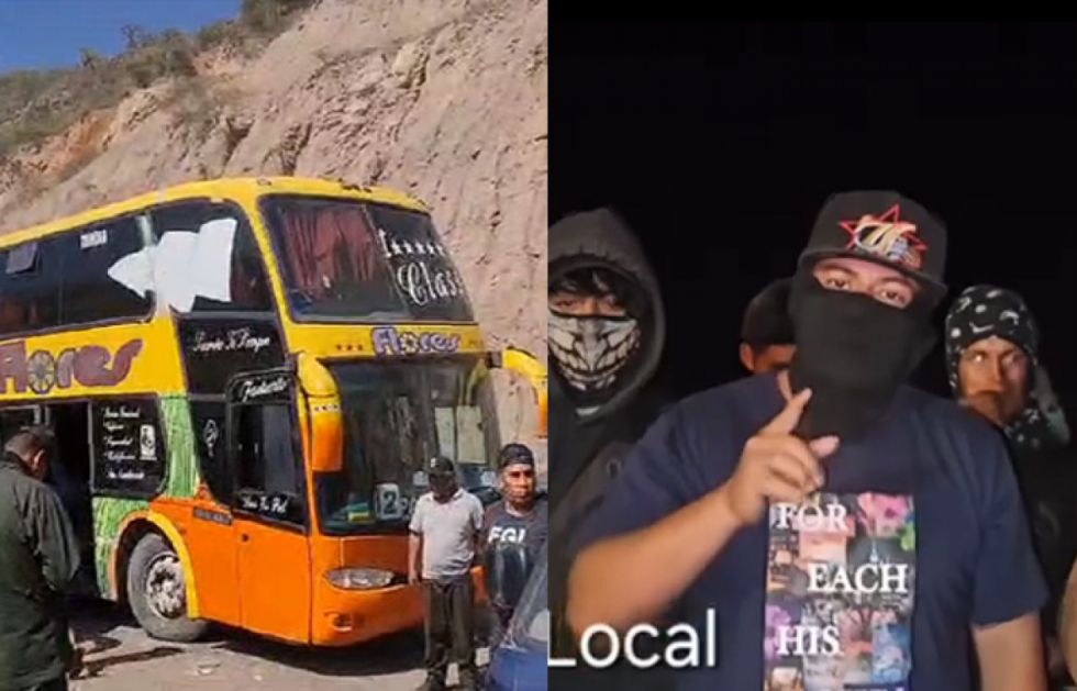 Mientras en Parotani reportan normal circulación, desde Mairana encapuchados insisten en el bloqueo