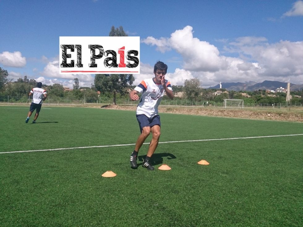 Entrenamiento en el complejo García Ágreda (ascenso a la Liga)