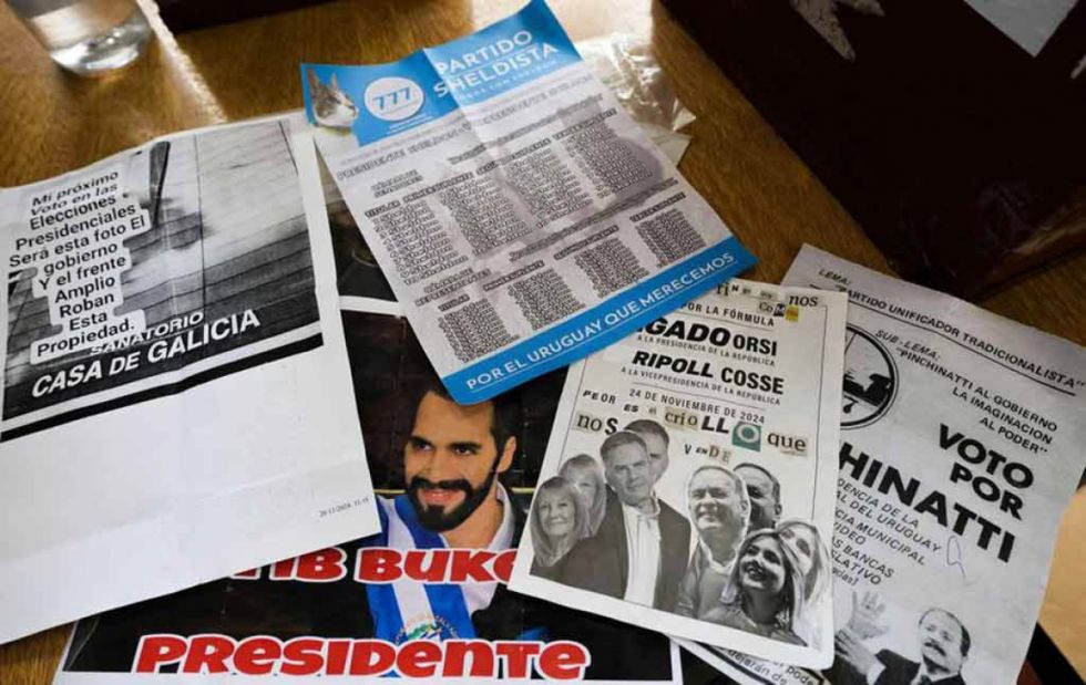 Hallan objetos extraños en los comicios uruguayos