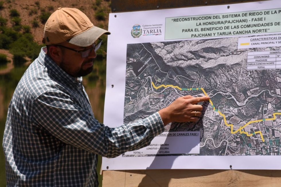 Concluyen reconstrucción del sistema de riego en Pajchani