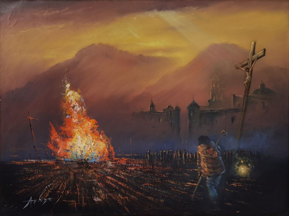Óleo de Tomás Apaza