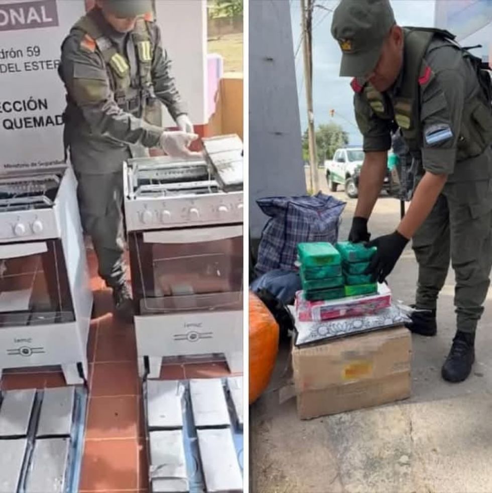 Dos bolivianos detenidos en Argentina, sospechosos de transportar más de 47 kilos de droga