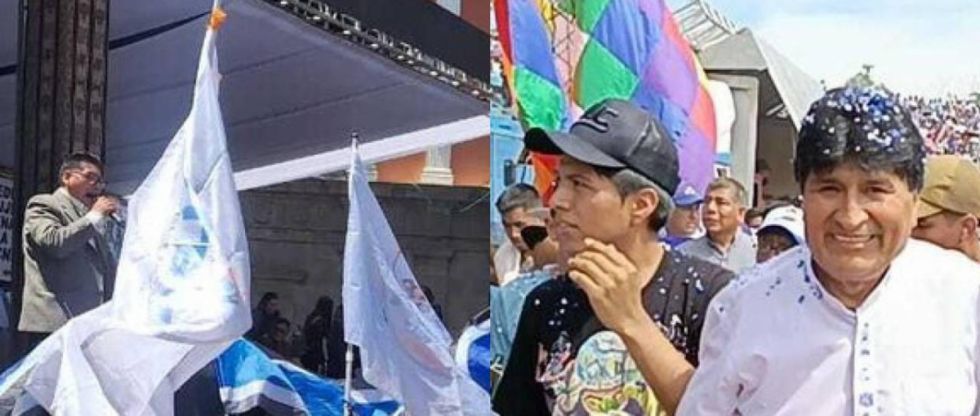 Concentraciones del evismo y el arcismo en el Trópico y en La Paz Concentraciones del evismo y el arcismo en el Trópico y en La Paz