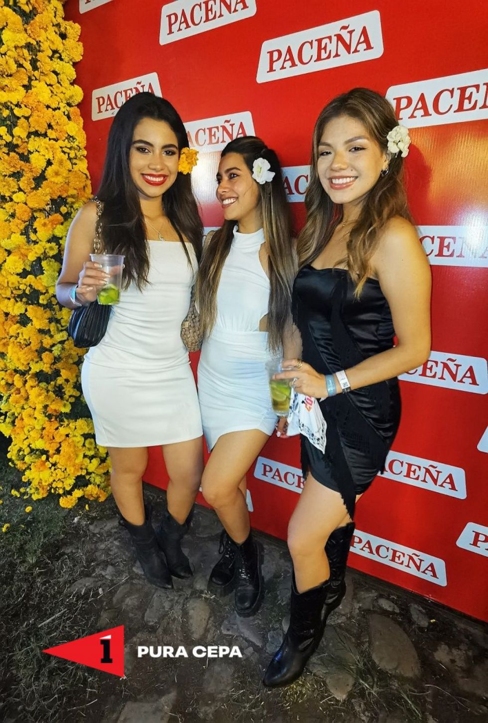 Luanna Gómez, Valentina Terrazas y Florencia Baldiviezo