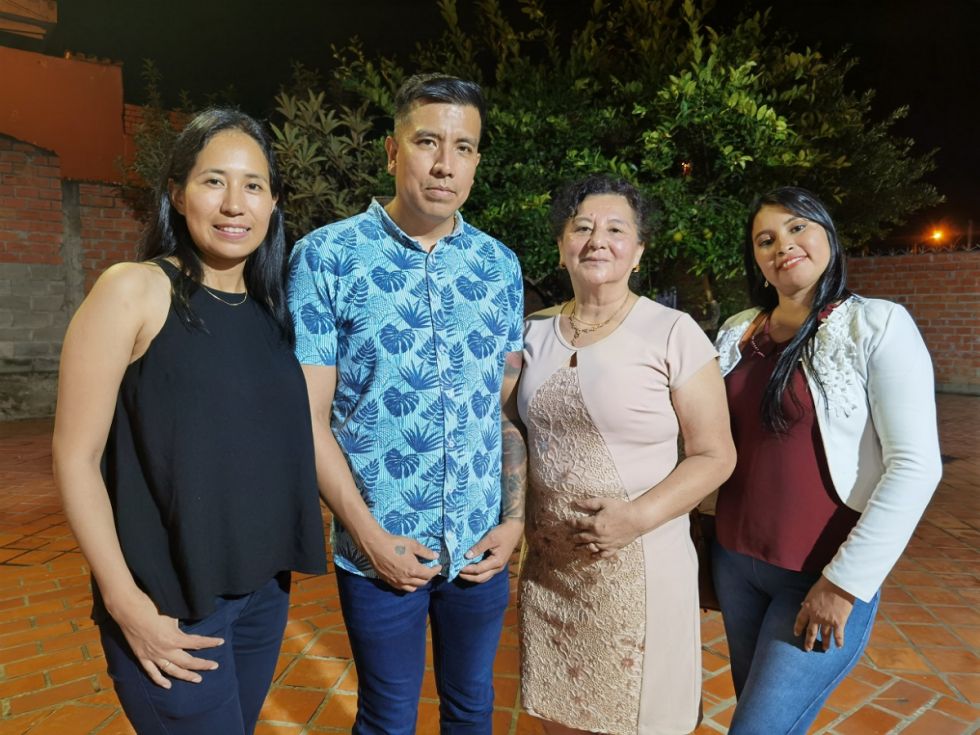 El directorio: Mariela Canaviri, Fernando Romero, María Amador y Karen Farfán