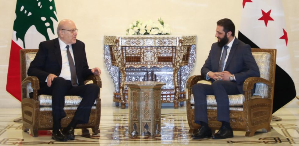 El primer ministro libanés aborda el retorno de los refugiados con el nuevo líder sirio El primer ministro libanés aborda el retorno de los refugiados con el nuevo líder sirio