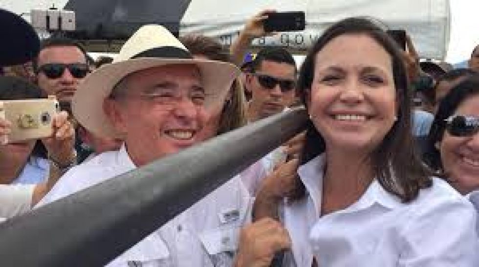 Machado agradece a Trump y Uribe pide intervención militar en Venezuela