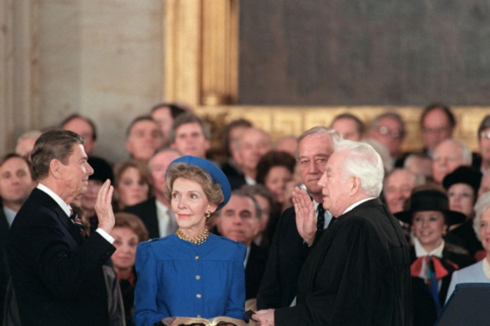 La última vez en el interior fue Reagan