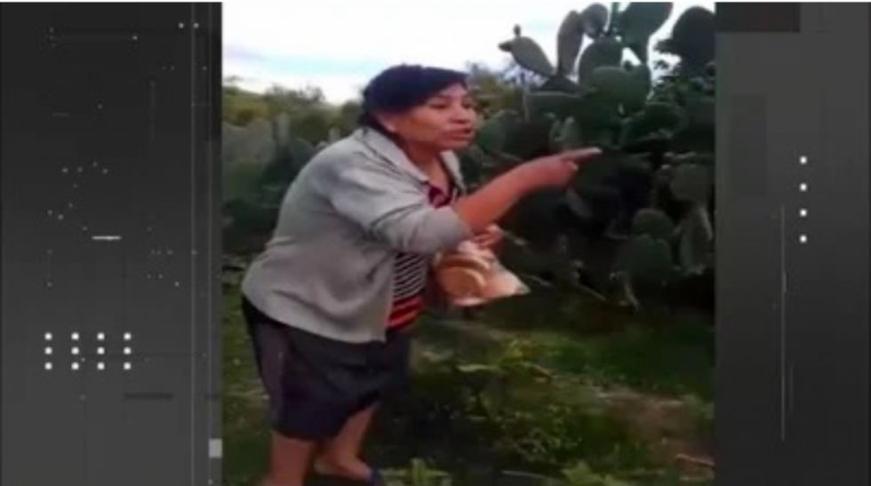 Notifican a mujer que increpó a madre e hijos por sacar tunas en Cochabamba