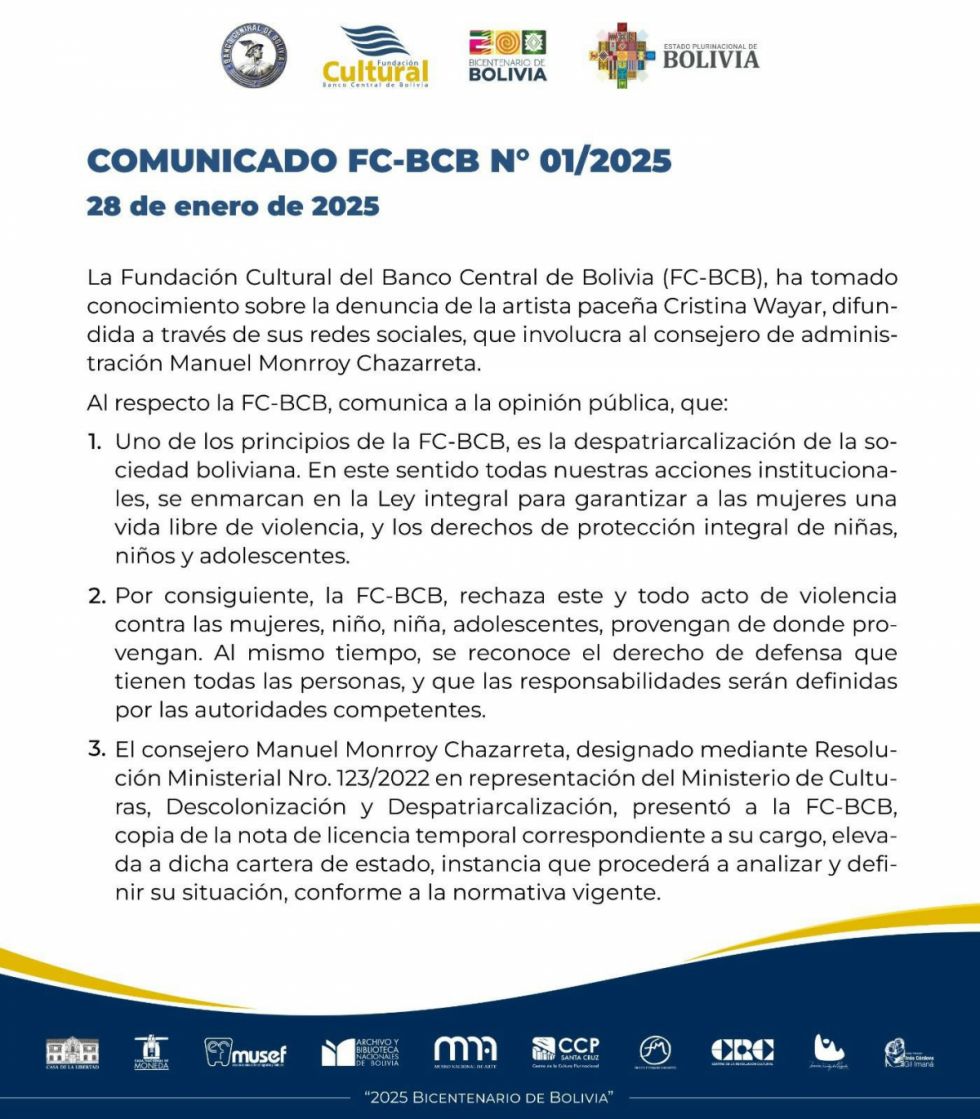 El BCB da "licencia" al Papirri mientras el Ministerio analiza su situación