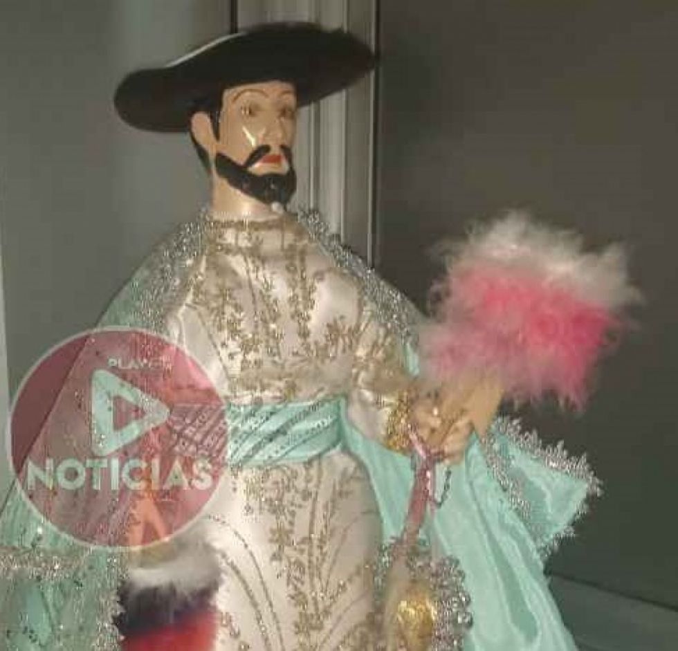 Un taxista devuelve la imagen de San Roque que fue robada del Hospital Obrero 
