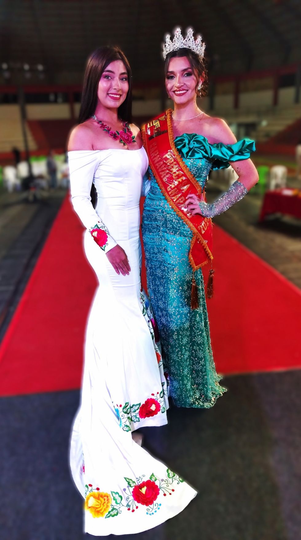 Elizabeth López y Yhuliana Trelles, bellezas tarijeñas que son parte de la genealogía del Reinado del Carnaval Chapaco