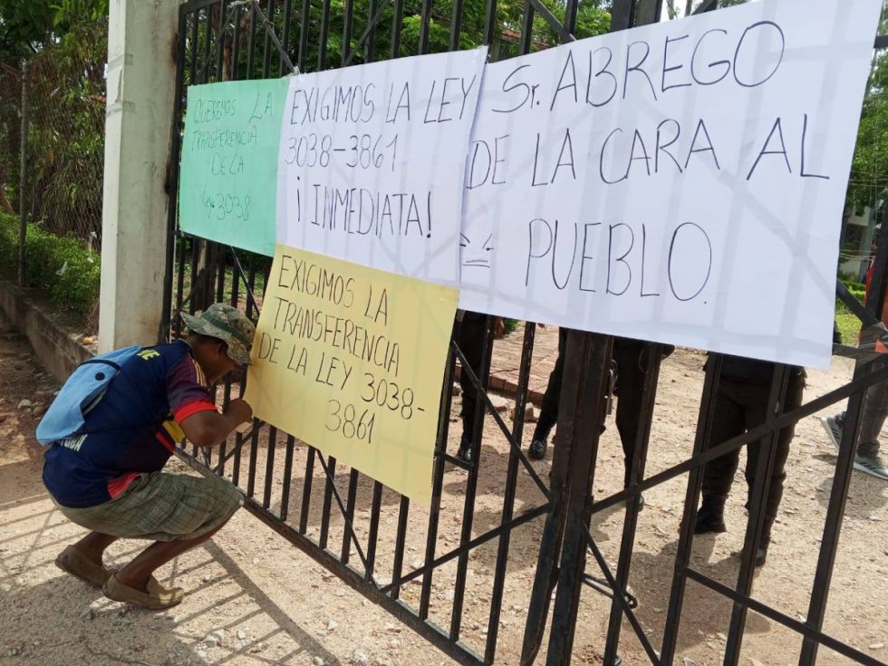 Yacuiba: Califican de “show” la reunión de Brú y Ábrego