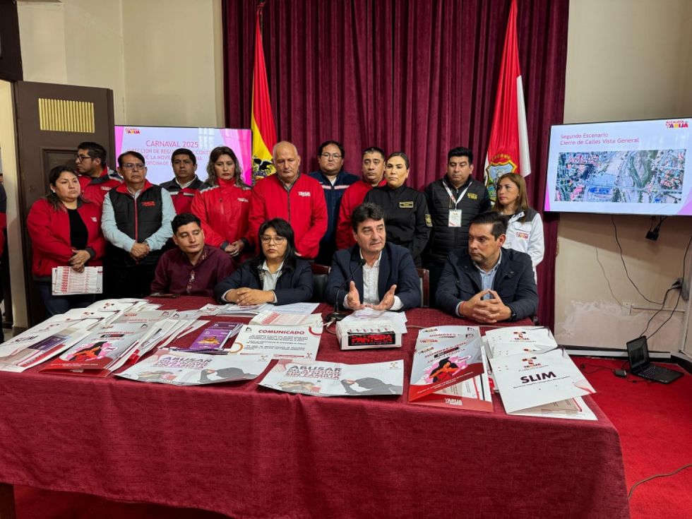 Carnaval: Alcaldía ejecutará el plan “Tarija te cuida”
