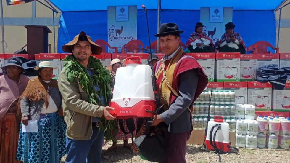 Fortalecen producción quinuera de Sica Sica 