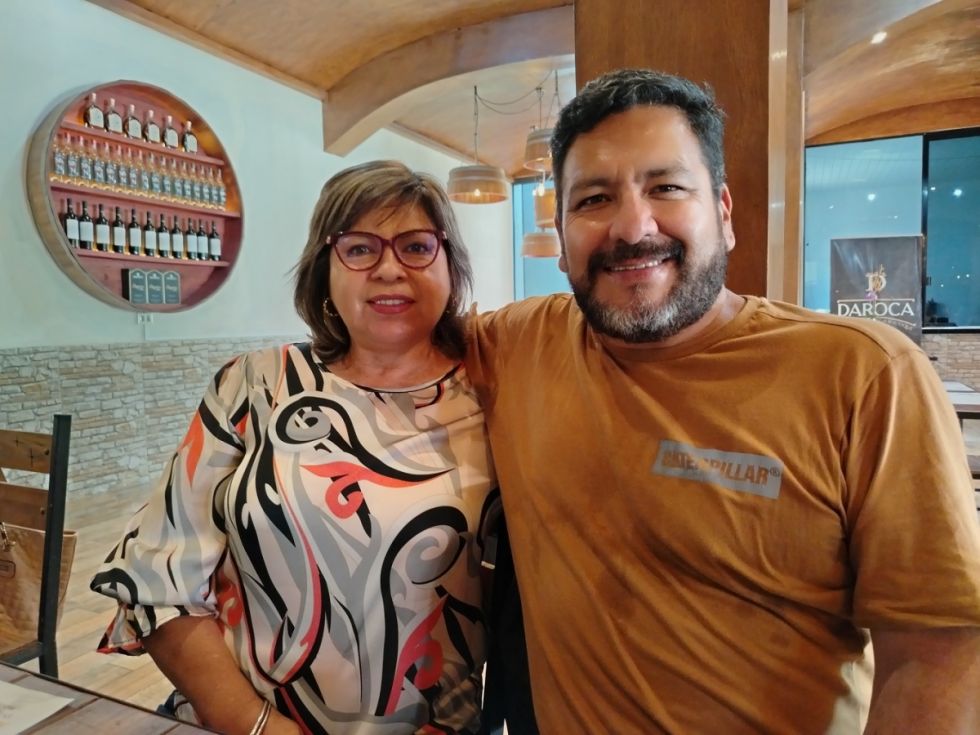 Silvia Blas y Álvaro Villa