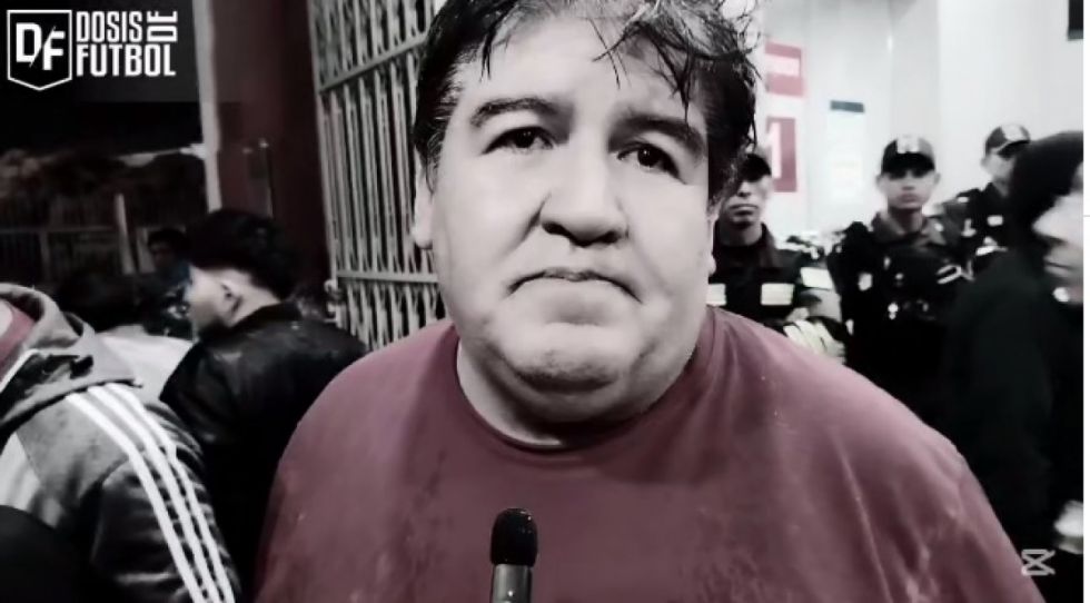 Molestia del hincha de Aurora tras la eliminación de la Sudamericana: “Al año nos vemos en la B”