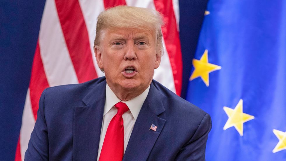 Trump promete respuesta a los aranceles europeos
