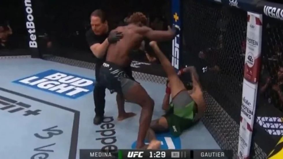 Chicho Medina cae por K.O. en el primer round ante Gautier en la UFC