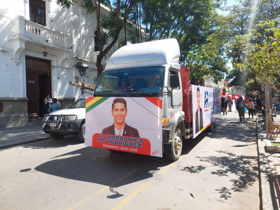 Marcha en apoyo a Andrónico Rodríguez