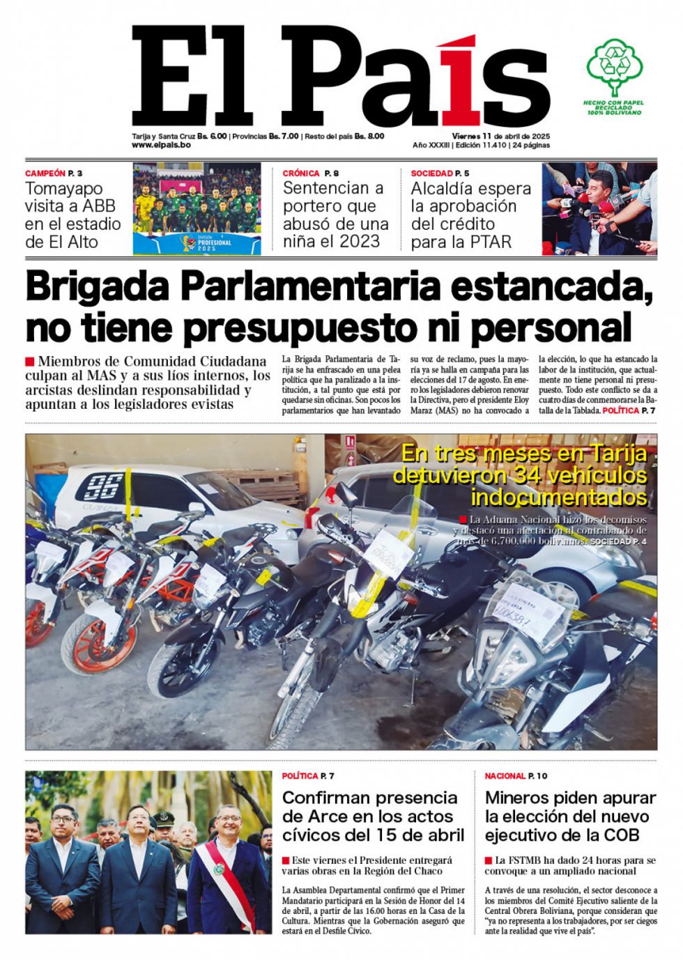 Las "unidades", el Congreso Universitario, la Celac, el 15 de Abril... Lee las imprescindibles