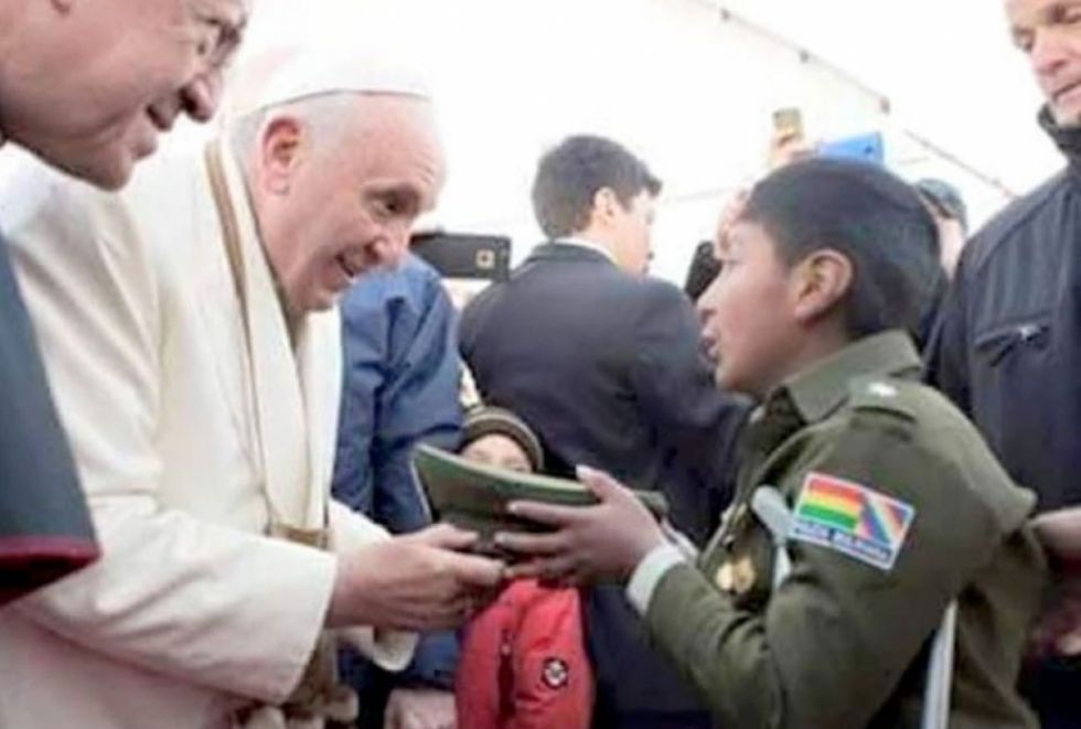 ‘Prácticamente se fue la enfermedad’: Rilver Aramayo recibió la bendición de Francisco y asegura que hizo un milagro
