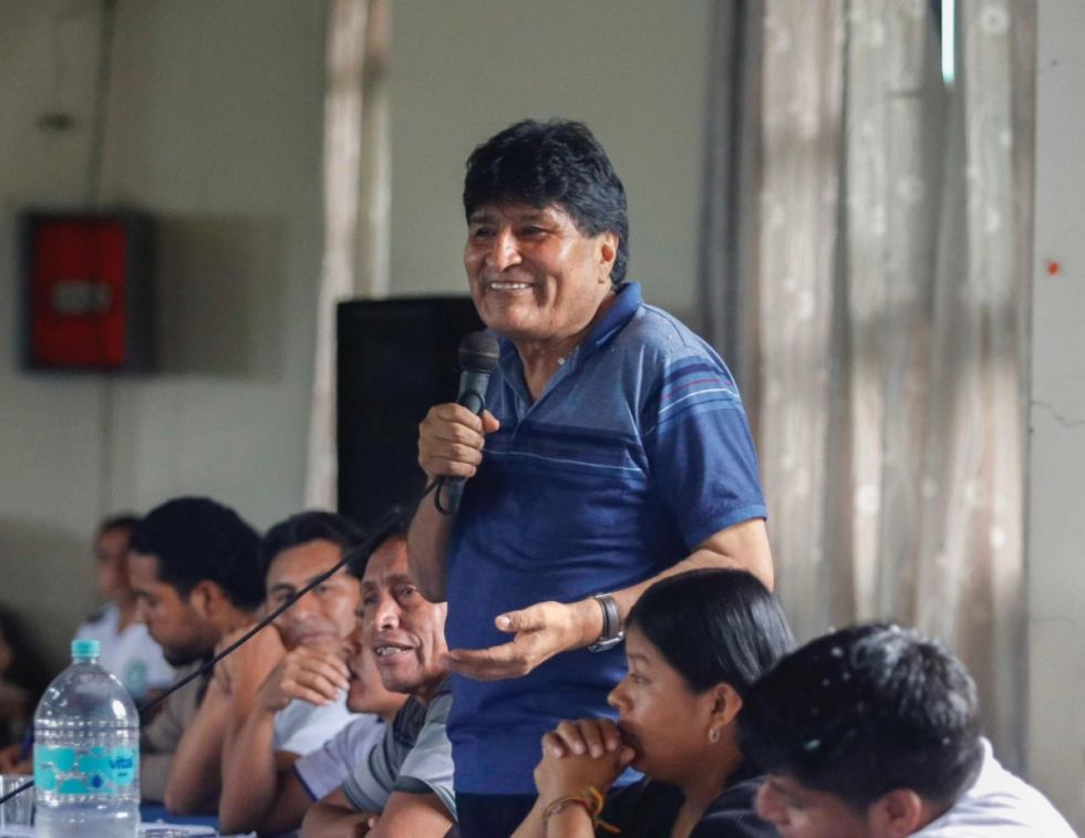 Evo ratifica marcha hacia La Paz para inscribir su candidatura en el TSE  